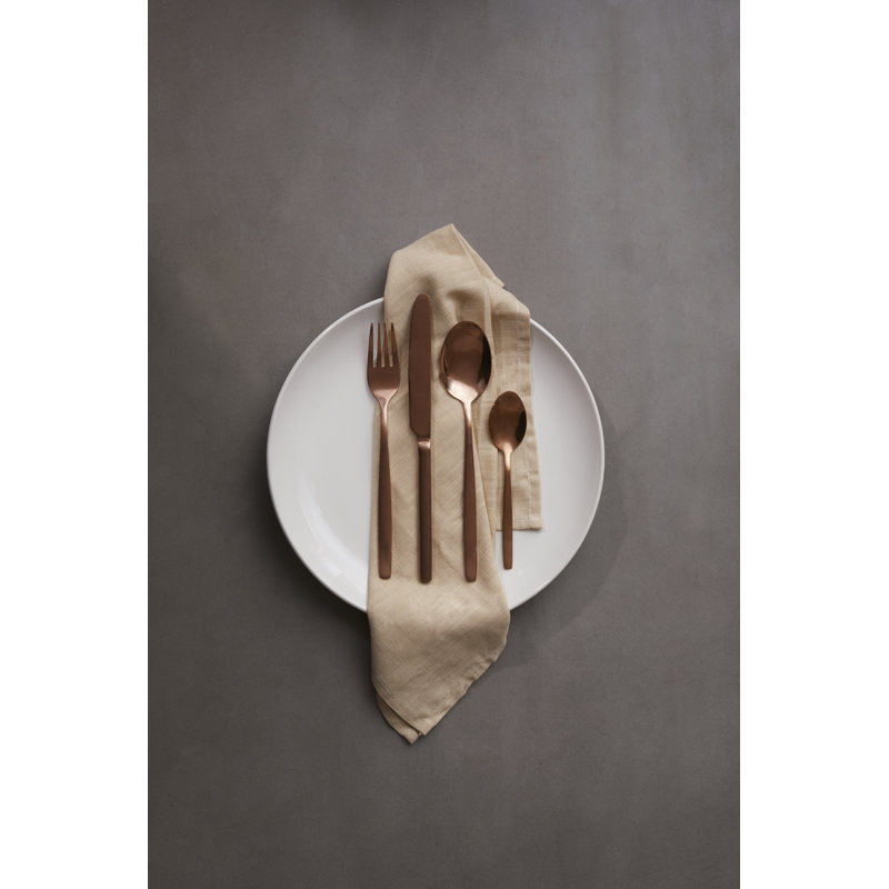 Aadrika 16 Piece Cutlery Set, Service for 4, Pink