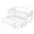 Twin Size Bed with Pull-Out Twin Trundle and Storage Drawers-1234419005