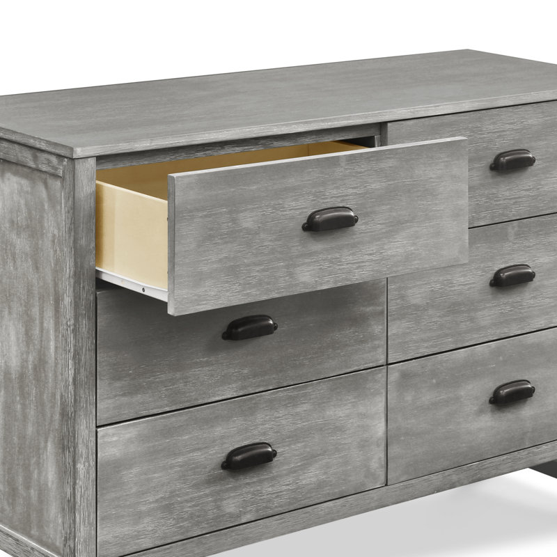 Commode à langer 6 tiroirs Fairway, Gris chalet