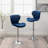 Laronzo Swivel Upholstered Adjustable Height Counter Stool with Metal Frame-1624699357