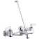 Kinlock Double Lever Handle Service Sink Faucet with Top-Mounted Wall Brace
