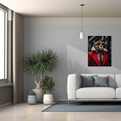 'Cheetah Chic' by r3darch0n Canvas Wall Art, 12" x 16"