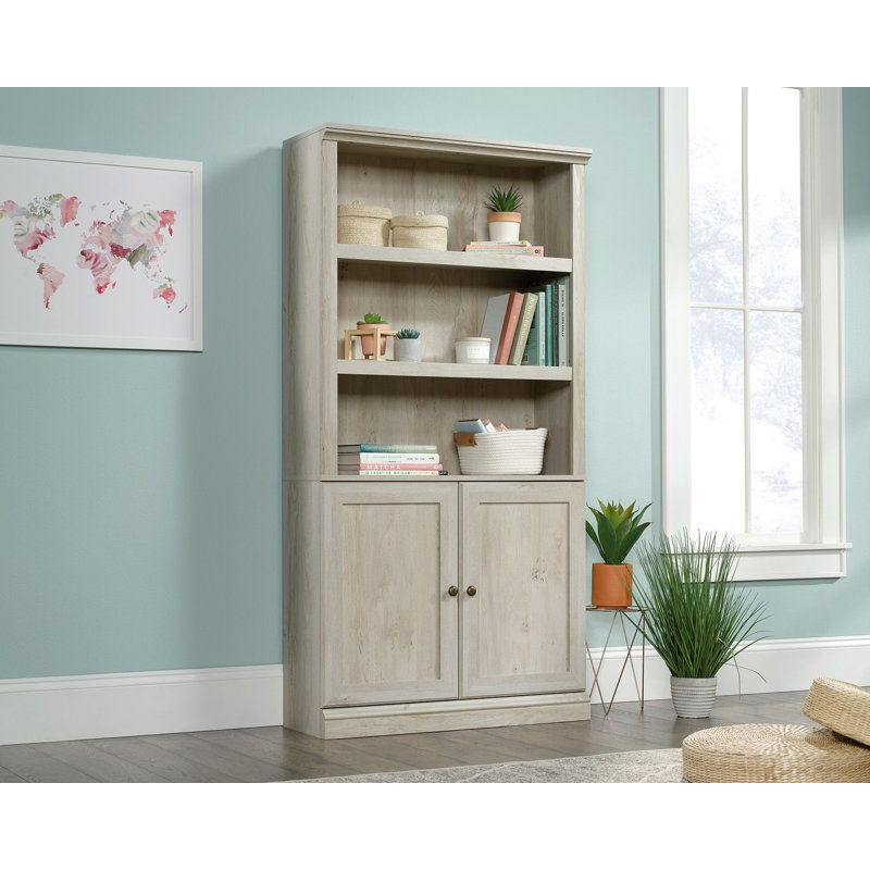St. Nicholas Standard Bookcase, Light Gray, (3 Shelves) 69.76"H x 35.28"W x 10.51"D