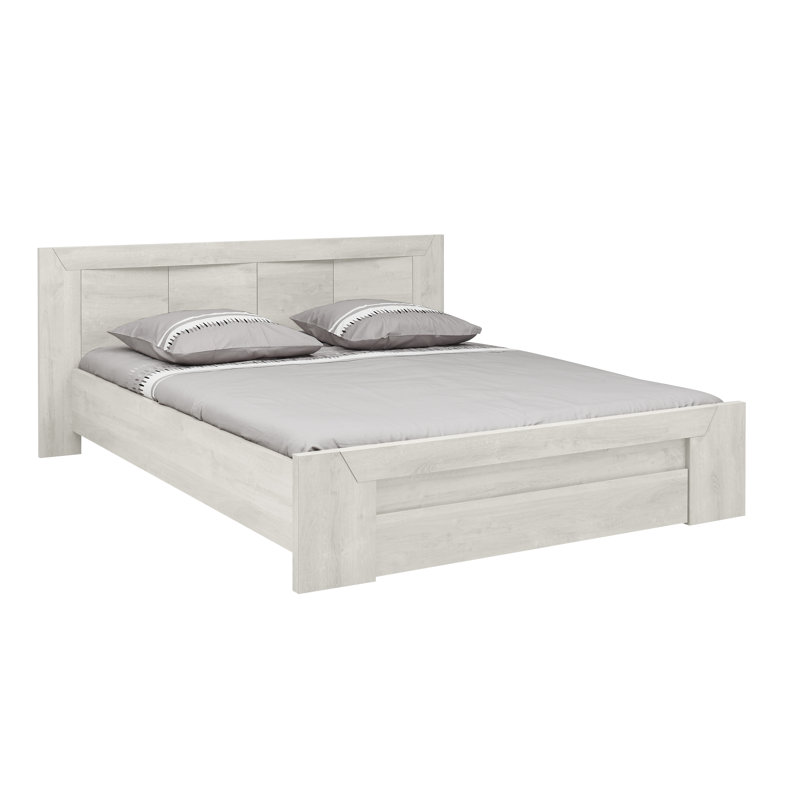 Worthley Storage Bed, European Super King (180 x 200 cm), White