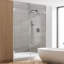 Porte de douche pivotante sans cadre l 52 po x H 74 po-87849817