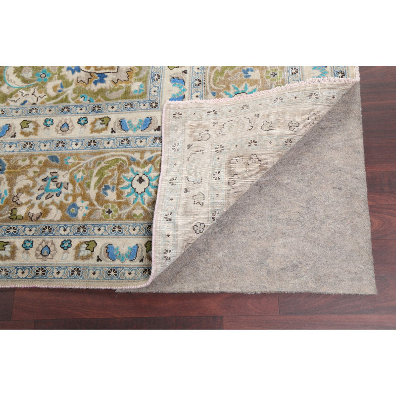 Tapis floral motif persan Kashan 10 x 13