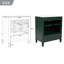 Meuble-lavabo double 60 po Modern-624852703