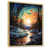 Cadre flottant brun
