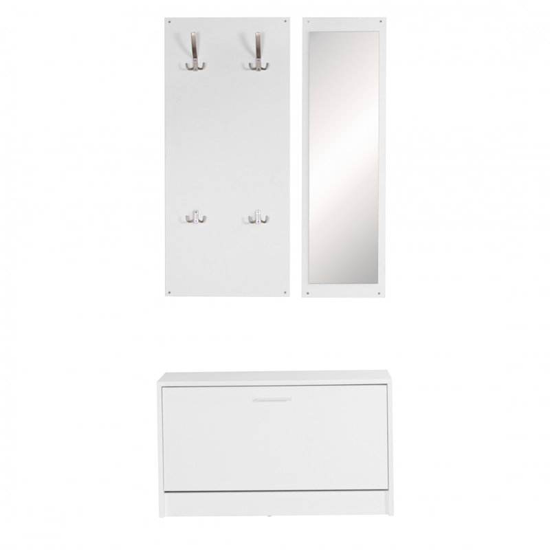 3-piece Wardrobe Set, White