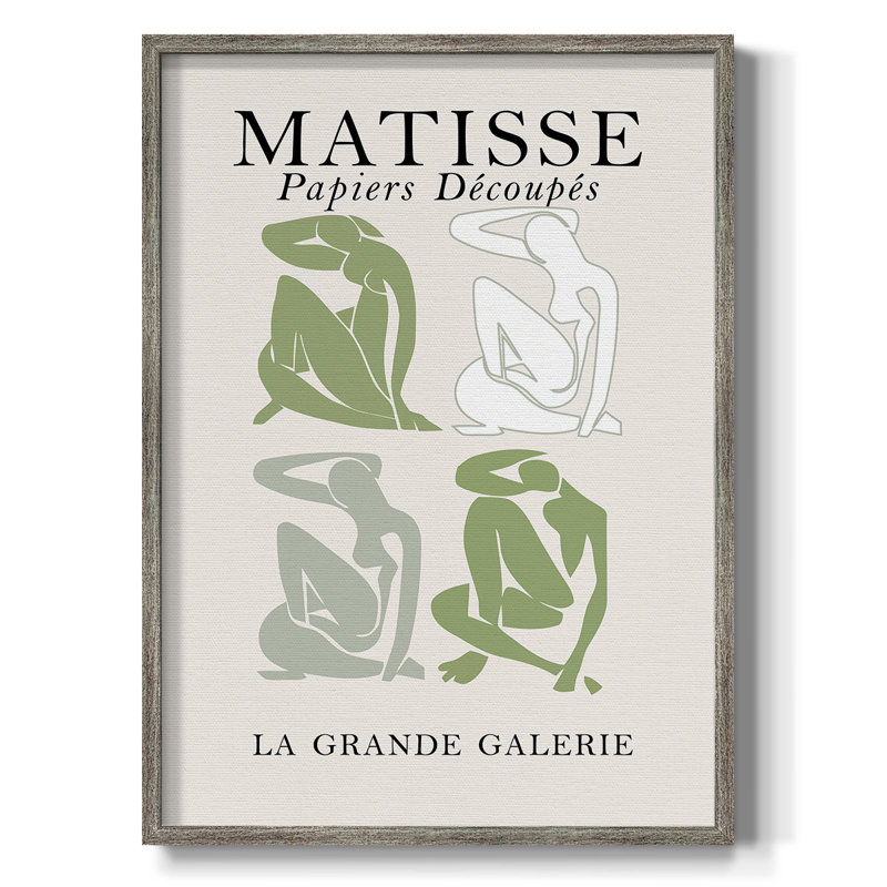 Matisse CCL XXXVI, reproduction d'art encadrée - bois massif, H 11 po x l 9 po
