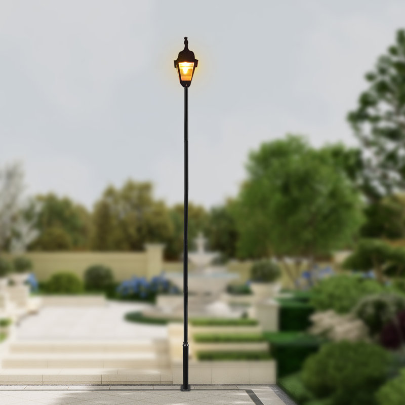 Street Light Pole Street Lamp Post Split Street Lamp Post Suitable For Outdoor Street, 236.22" H x 7.87" W x 7.87" D