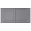 Armoire murale de style Shaker gris prêt à assembler 30 po x 24 po x H 15 po Homeibro Cozy Design-915285824-915386485