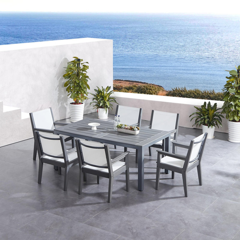 Sharelle Outdoor Dining Set of 7pcs