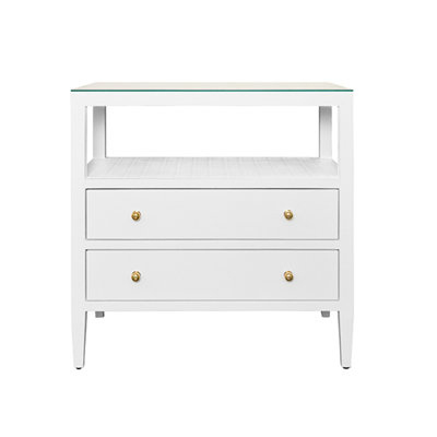 Douglas Glass End Table
