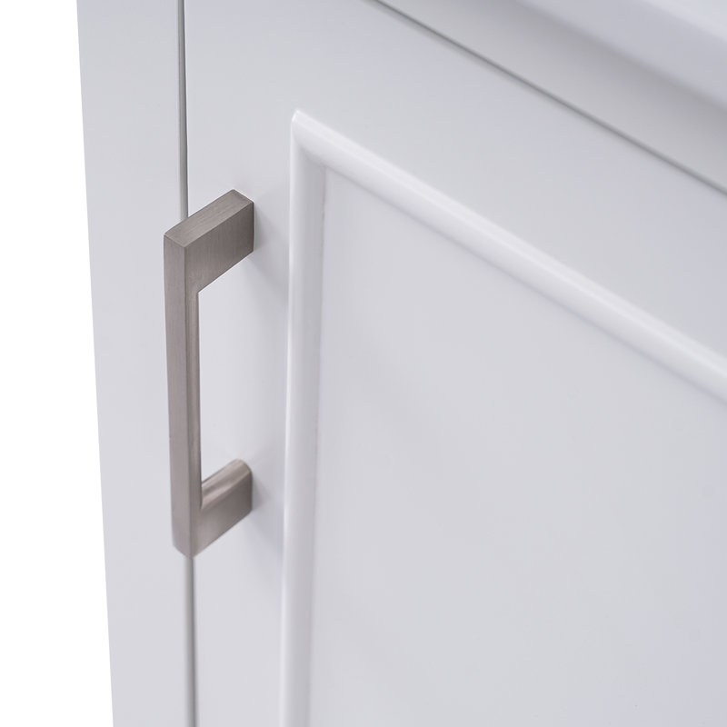 20'' Single Bathroom Vanity with Ceramic Top, White