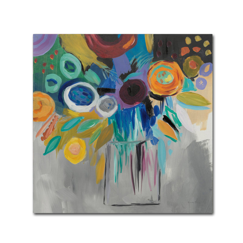 « burst of magic », reproduction sur toile tendue, H 14 po x l 14 po