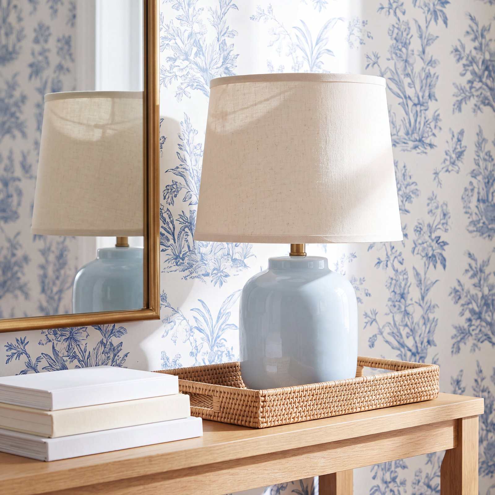 Drum Hardback Lamp Shade with Washer Fitter, 10" H x 14" W x 14" D