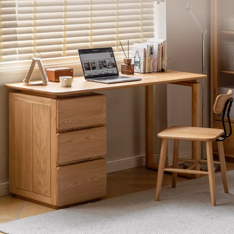 Solid Wood Writing Desk, 29.45" H x 47.24" W x 22.05" D
