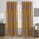  Panneaux de rideaux semi-transparents 100% coton Chinoiserie