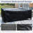 Weatherproof Patio Sofa Cover with Breathable, Durable Water-Resistant PVC Protection, Adjustable Elastic Hem, Click-Close Straps and Air Holes