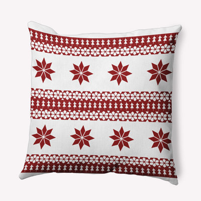 Coussin décoratif Poinsettia