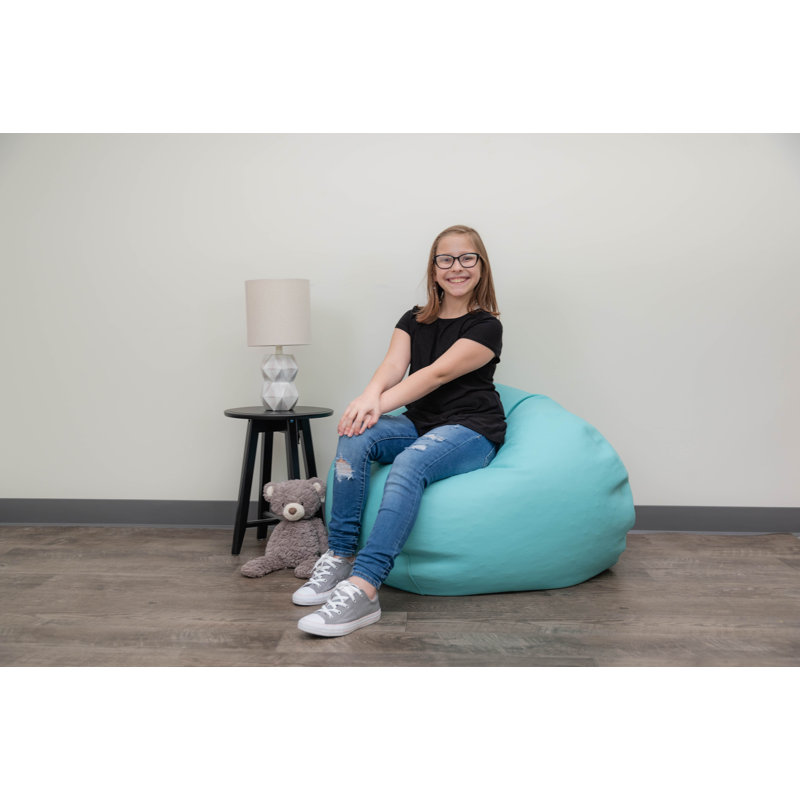 Fauteuil à billes Go2, Aigue-marine, H 16 po x l 35 po x P 35 po