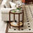 Bay Isle Home Round Rattan Coffee Table with Glass Top-675633288-676772000