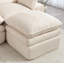 Canapé modulaire en L compressé modulaire en L recouvert de velours côtelé rembourré avec dossier sans repose-pieds, trois coussins et deux coussins lombaires, coussins de siège amovibles-1621820788