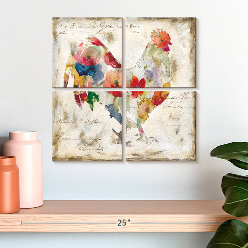 Coq Brampt, H 18 po x l 18 po