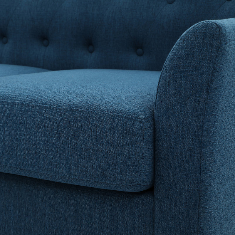 Canapé Aimo, Polyester indigo