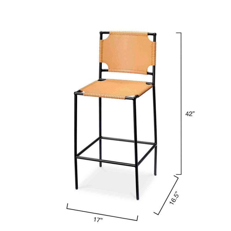 Asher Bar/Counter Stool, Bar Stool (29" Seat Height), Cashew