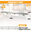 Tablette 72 po x 12 po Concession