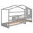 Wood House Bed-1848883439