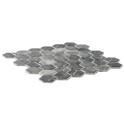 15" X 12" Glass Mosaic Wall and Floor Tile