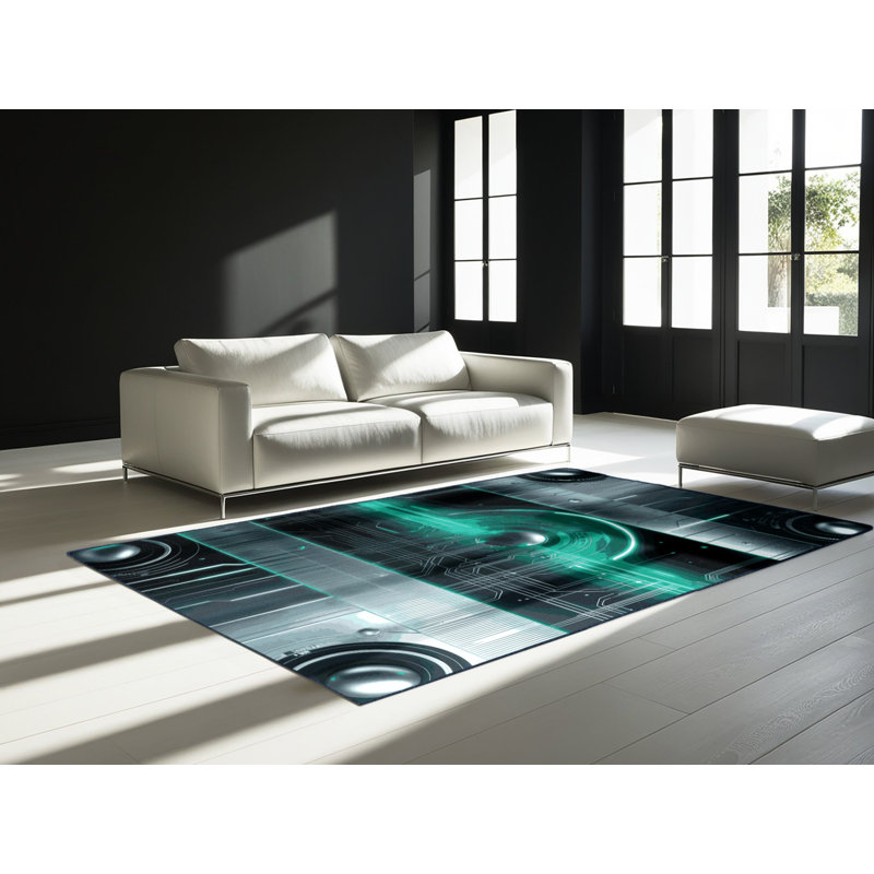 Hypernova Burst Rug, Rectangle 6' x 9'