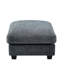 Grand canapé en L avec méridienne réversible et coussins en duvet - gris-604079118