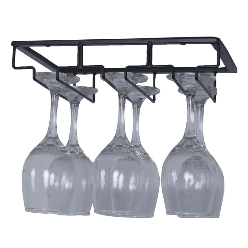 Aron Wine Glass Rack in Black