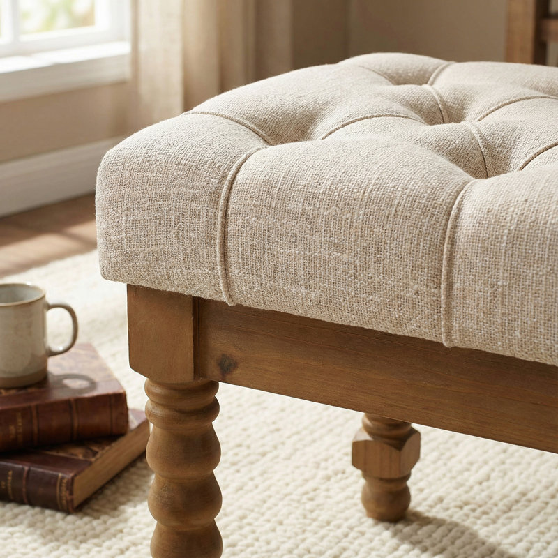 Getchell Upholstered Ottoman