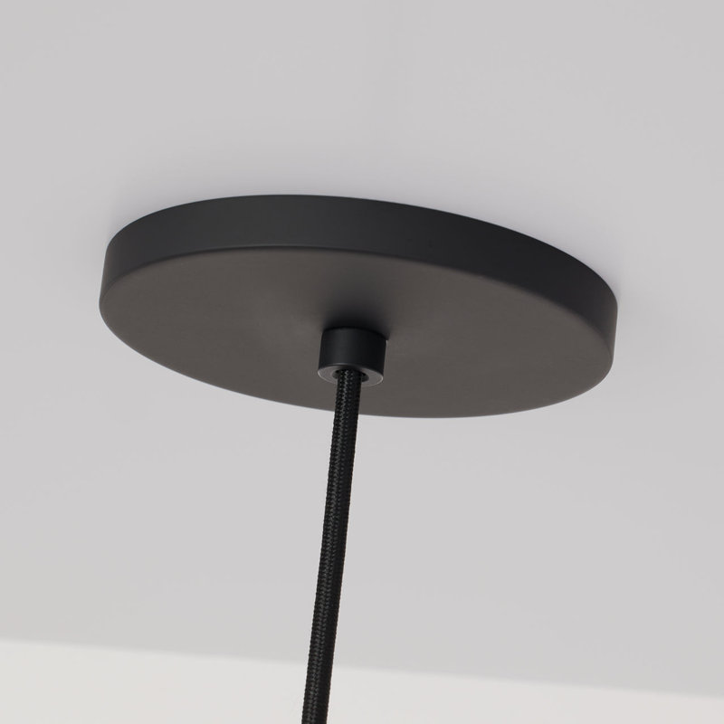 Alina Accent Pendant, 156.5" H x 8.5" W x 8.5" D, Nightshade Black, LED Lamp