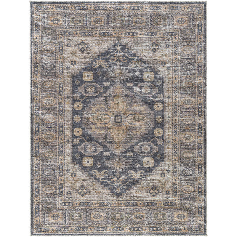 Tapis argenté Vivir x Livabliss Lorelai, Tapis de couloir 2 pi 7 po x 7 pi 10 po