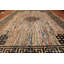 Petit tapis mongolien antique de couleur douce et neutre