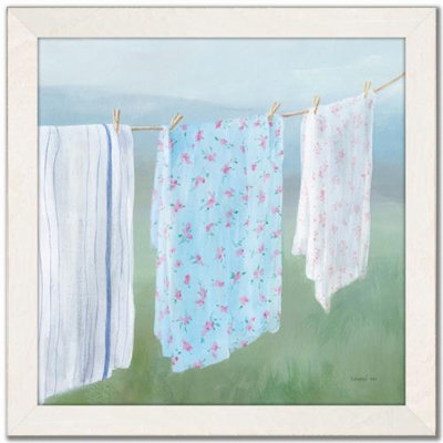 Laundry Day II, art mural encadré