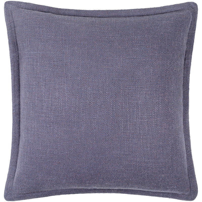 Coussin Thurman, Polyester/ Bourre en polyester, 20 po x 20 po, Bleu foncé