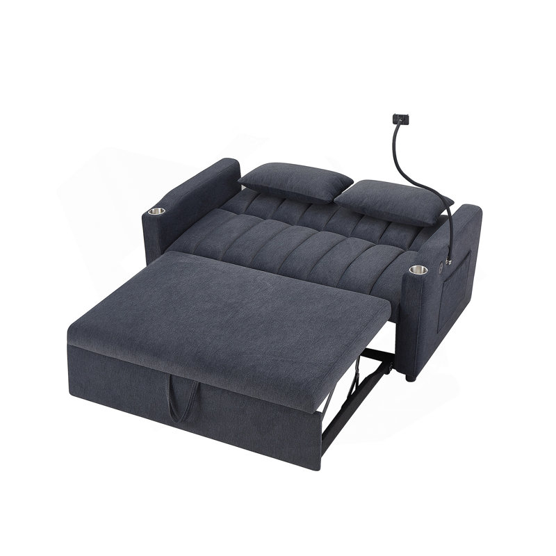Canapé-lit convertible polyvalent avec des caractéristiques avancées pour le confort et la multifonctionnalité du salon