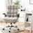 Dois Linen Executive Chair-2010603950