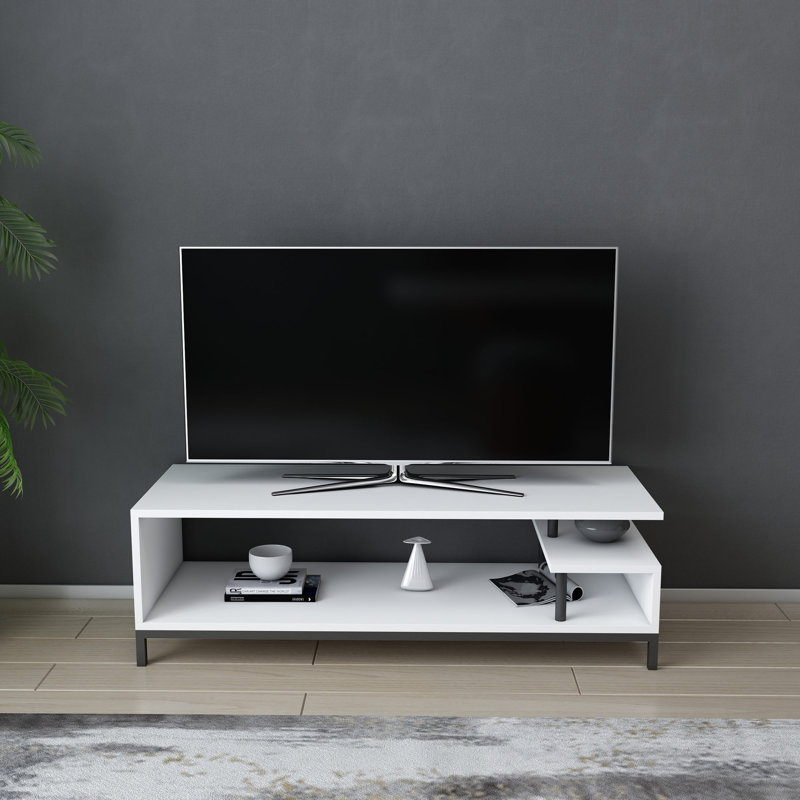 Antina TV Stand for TVs up to 50", Black/White