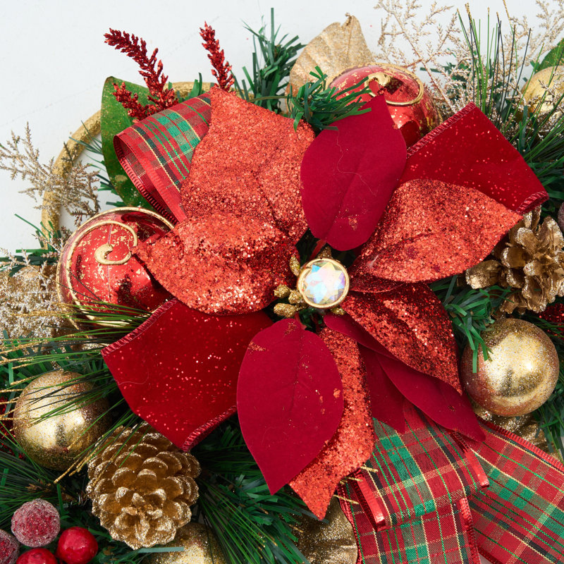 Guirlande de poinsettias
