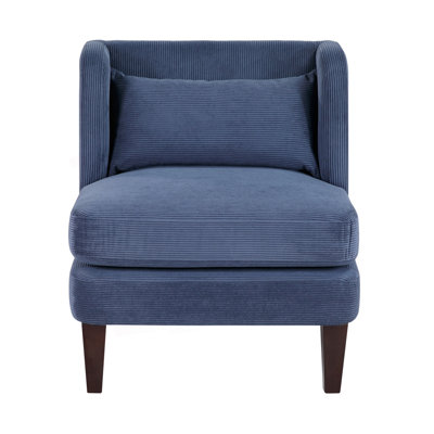 Modern Accent Chair With Pillow, Comfy Chair