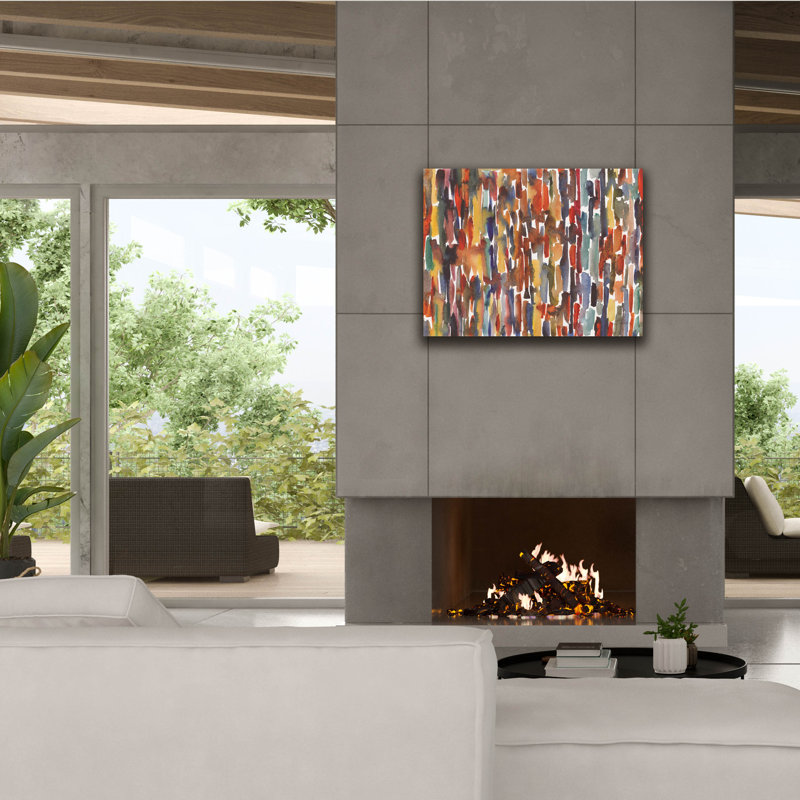 «Strata 2» par Cheryl Warrick, art mural, H 26 po x l 34 po