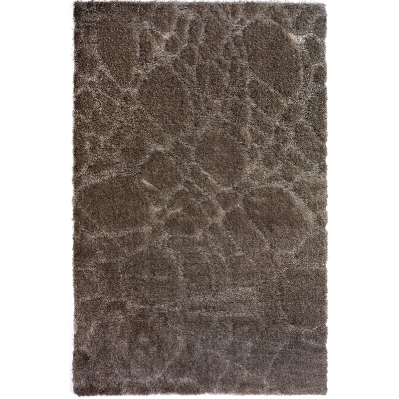 Tapis brun Helotes, Rectangle 5 pi 2,4 po x 7 pi 6 po